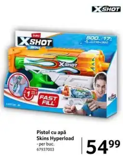 Selgros Pistol cu apă Skins Hyperload Ofertă