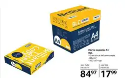 Selgros Hârtie copiator A4 BLC Ofertă
