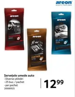 Selgros Şerveţele umede auto Ofertă