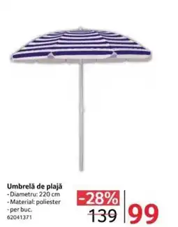 Selgros Umbrelǎ de plajă Ofertă