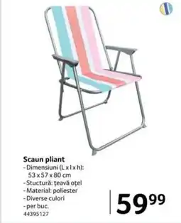 Selgros Scaun pliant Ofertă
