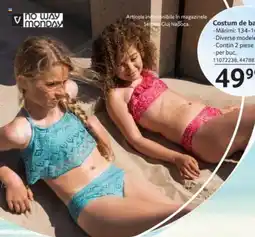 Selgros Costum de baie fete Ofertă