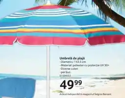 Selgros Umbrelă de plajă Ofertă