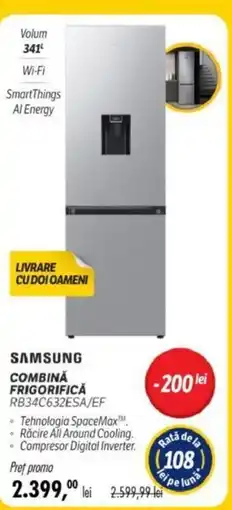 Flanco SAMSUNG COMBINĂ FRIGORIFICA RB34C632ESA/EF Ofertă