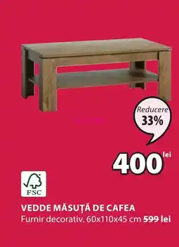 JYSK VEDDE MĂSUŢĂ DE CAFEA Ofertă