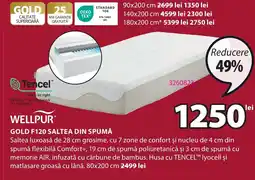 GOLD F120 SALTEA DIN SPUMĂ