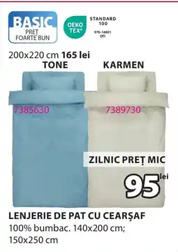 JYSK LENJERIE DE PAT CU CEARŞAF Ofertă
