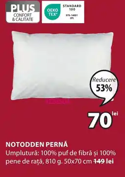 JYSK NOTODDEN PERNĂ Ofertă