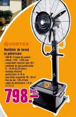 Hornbach Ventilator de terasă cu pulverizare Ofertă