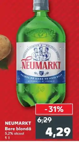 Kaufland NEUMARKT Bere blondǎ 1L Ofertă