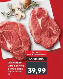Kaufland IRISH BEEF Carne de vită pentru gătit Ofertă