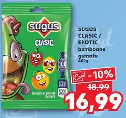 Kaufland SUGUS CLASIC / EXOTIC bomboane gumate Ofertă