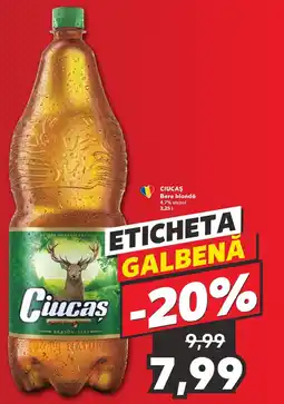Kaufland CIUCAŞ Bere blondă 2.25L Ofertă