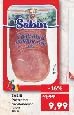 Kaufland SABIN Pastramă ardelenească Ofertă
