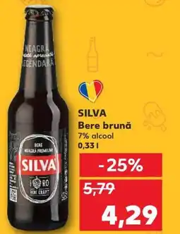 Kaufland SILVA Bere brunǎ 0.33L Ofertă