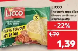 Kaufland LICCO Instant noodles Ofertă