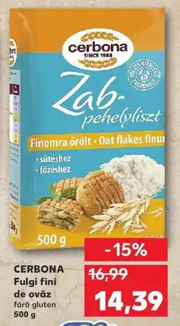 CERBONA Fulgi fini de ovăz