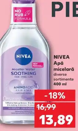 Kaufland NIVEA Apă micelarǎ Ofertă