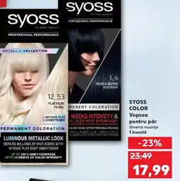 Kaufland SYOSS COLOR Vopsea pentru păr Ofertă