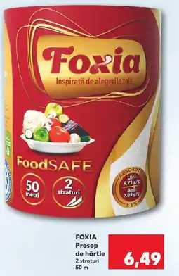 Kaufland FOXIA Prosop de hârtie Ofertă