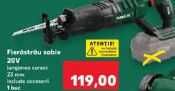 Kaufland Fierăstrău sabie 20V Ofertă