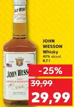 Kaufland JOHN WESSON Whisky Ofertă