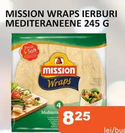 Unicarm MISSION WRAPS IERBURI MEDITERANEENE 245 G Ofertă