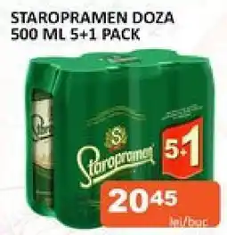 Unicarm STAROPRAMEN DOZA 500 ML 5+1 PACK Ofertă