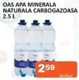 OAS APA MINERALA NATURALA CARBOGAZOASA 2.5 L