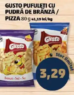 Penny GUSTO PUFULETI CU PUDRĂ DE BRÂNZĂ / PIZZA Ofertă
