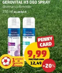 Penny GEROVITAL H3 DEO SPRAY Ofertă