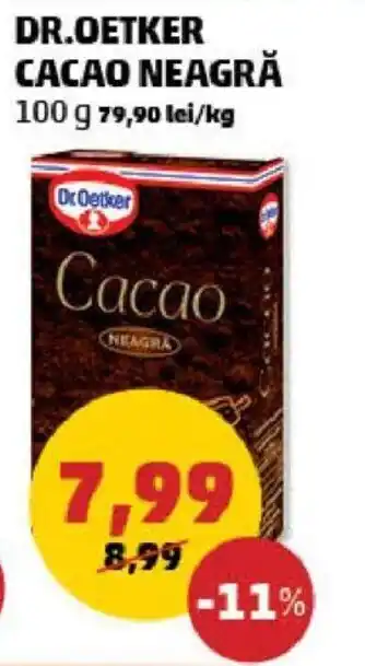 Penny DR.OETKER CACAO NEAGRĂ Ofertă