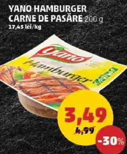 YANO HAMBURGER CARNE DE PASÅRE