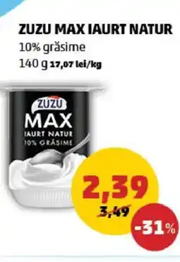Penny ZUZU MAX IAURT NATUR Ofertă
