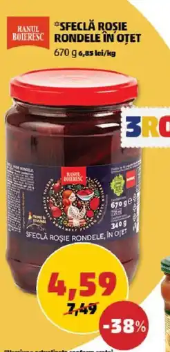 SFECLA ROŞIE RONDELE, IN OTET