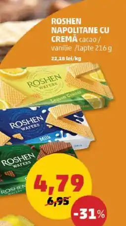 Penny ROSHEN NAPOLITANE CU CREMĂ Ofertă