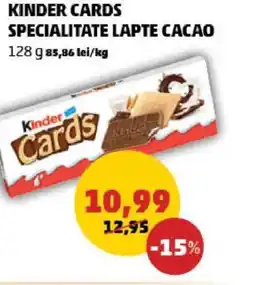 Penny KINDER CARDS SPECIALITATE LAPTE CACAO Ofertă
