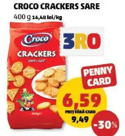 Penny CROCO CRACKERS SARE Ofertă