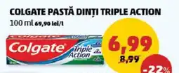 Penny COLGATE PASTĂ DINȚI TRIPLE ACTION Ofertă