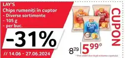 Selgros LAY'S Chips rumeniți în cuptor Ofertă