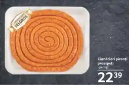 Selgros Cârnǎciori picanți proaspeţi Ofertă