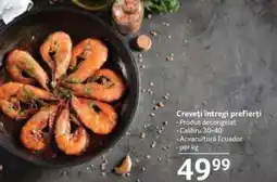 Selgros Creveţi întregi prefierţi Ofertă