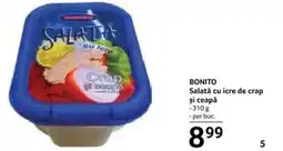 Selgros BONITO Salată cu icre de crap şi ceapă Ofertă