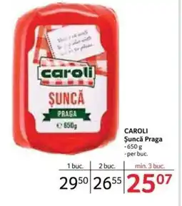 CAROLI Şuncă Praga