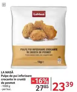 Selgros LA MASĂ Pulpe de pui inferioare crocante în crustă de pesmet Ofertă