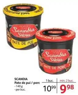Selgros SCANDIA Pate de pui / porc Ofertă