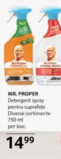 Selgros MR. PROPER Detergent spray pentru suprafețe Ofertă