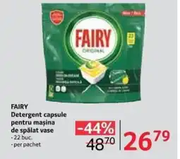 Selgros FAIRY Detergent capsule pentru mașina de spălat vase Ofertă
