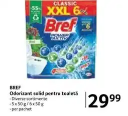Selgros BREF Odorizant solid pentru toaletă Ofertă