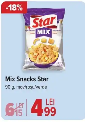 Carrefour Mix Snacks Star Ofertă